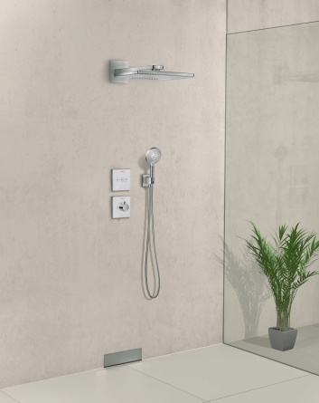 Переключатель потоков Hansgrohe ShowerSelect Trio/Quattro 15764000 на три потребителя фото 4