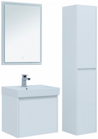 Зеркало Aquanet Nova Lite 60 белое фото 2
