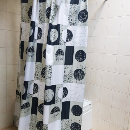 Штора для ванной Bath Plus 2100F/8G black фото 1