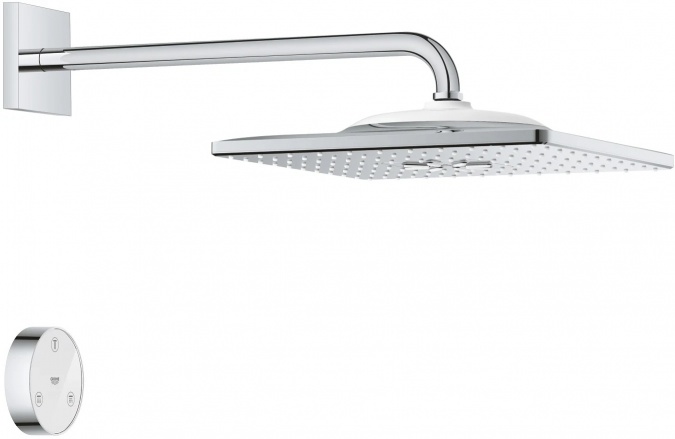 Верхний душ Grohe Rainshower 310 SmartConnect 26642000 с пультом дистанционного управления фото 1