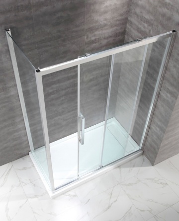 Душевой уголок Cezares Lux soft AH1 140/100 C Cr фото 5