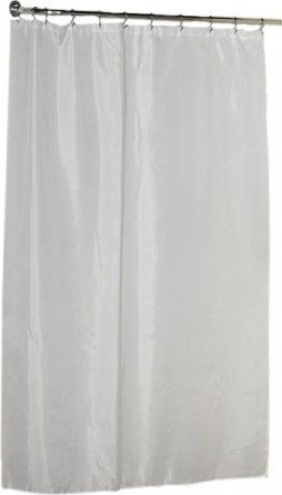 Штора для ванной Carnation Home Fashions Extra Long Liner White защитная фото 1