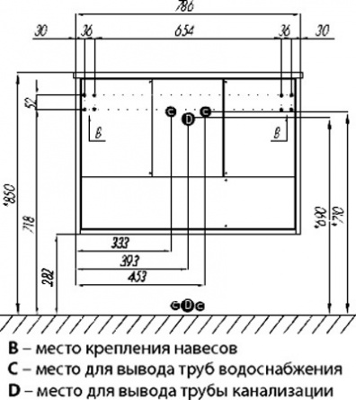 Тумба для комплекта в ванную фото 10
