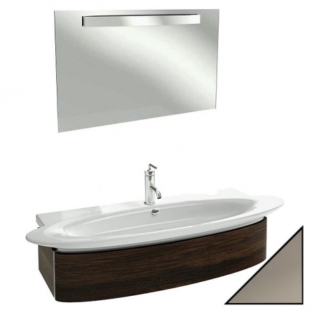 Мебель для ванной Jacob Delafon Presquile 130 серый титан фото 1