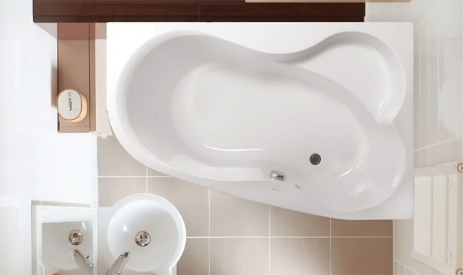 Акриловая ванна Vagnerplast Melite 160 R bianco фото 2