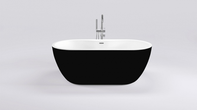 Акриловая ванна Black&White Swan SB111 black фото 2