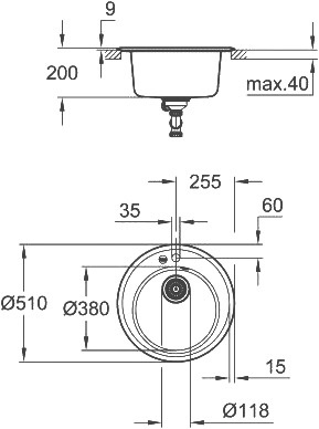Мойка кухонная Grohe K200 31656AP0 фото 6