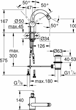 Смеситель Grohe Atrio New 32108003 для биде фото 2