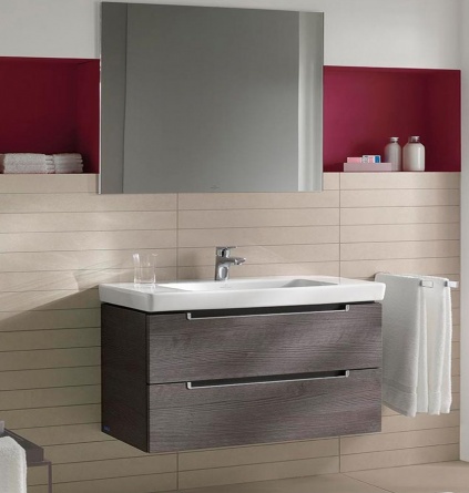Мебель для ванной Villeroy & Boch Subway 2.0 100 eiche graphit фото 1