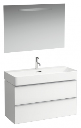 Мебель для ванной Laufen Space 95 см белая матовая фото 1