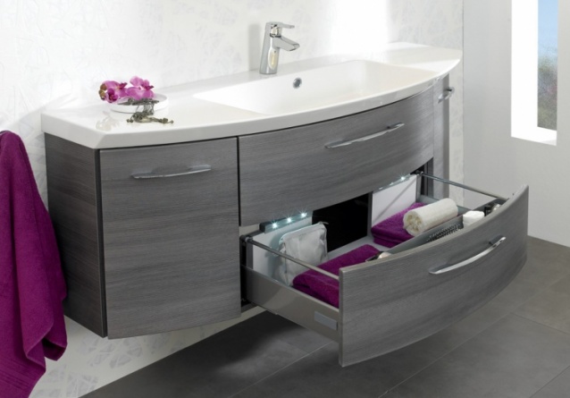 Мебель для ванной Pelipal Cassca 140 графит структура фото 3