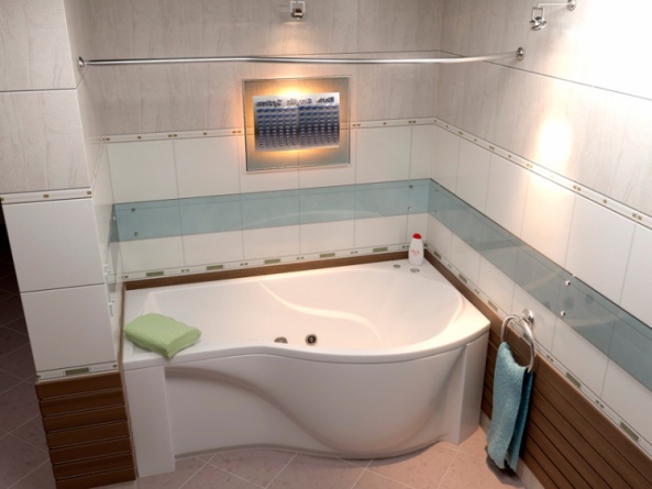 Акриловая ванна Bas Капри R с г/м фото 5
