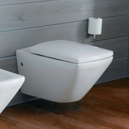 Комплект  Унитаз подвесной Jacob Delafon Escale E1306 + Система инсталляции для унитазов Geberit Duofix Платтенбау 458.125.21.1 4 в 1 с кнопкой смыва фото 6