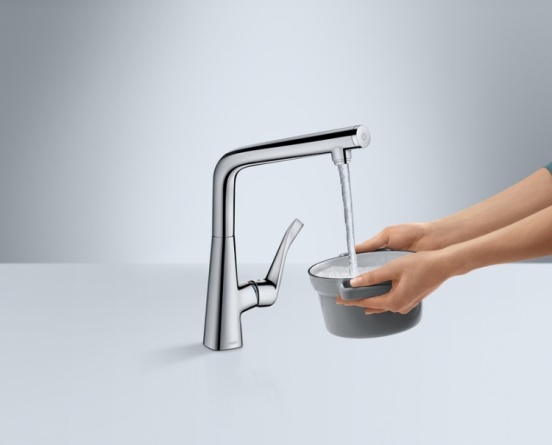 Смеситель Hansgrohe Metris S  для кухонной мойки фото 2