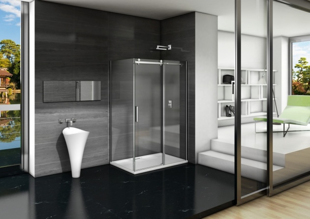 Душевой уголок Good Door Galaxy WTW+SP-C-CH 130x80 фото 2
