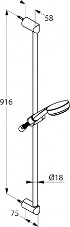 Душевой гарнитур Kludi Logo 1S 6819005-00 фото 4