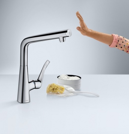 Смеситель Hansgrohe Metris S  для кухонной мойки фото 4