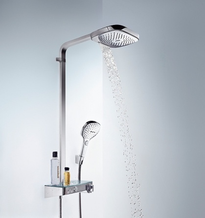 Душевая стойка Hansgrohe Raindance Select E 300 3jet  Showerpipe фото 2