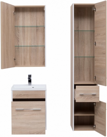 Тумба для комплекта Aquanet Августа 50 дуб сонома фото 4