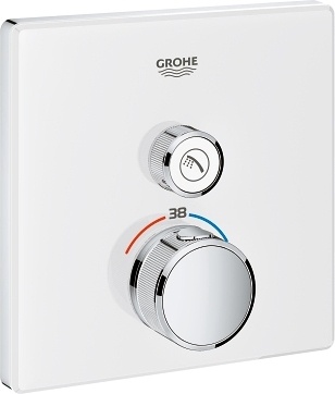 Термостат Grohe Grohtherm SmartControl 29153LS0 для душа, moon white фото 1