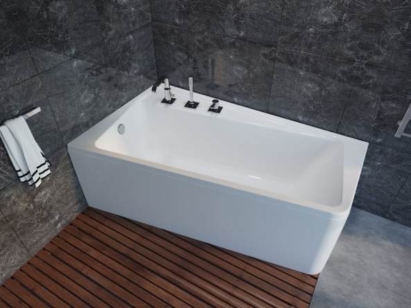 Акриловая ванна Marka One Direct 170x100 см L фото 2