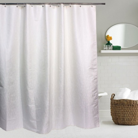 Штора для ванной Bath Plus Decor collection JAC1507 180x200, слоновая-кость фото 1