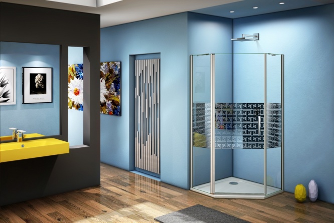 Душевой уголок Good Door Fantasy PNT-90-F-CH 90x90 фото 3
