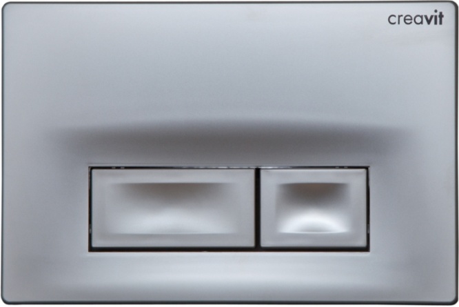 Кнопка смыва Creavit Ore GP3002.00 серый матовый фото 1