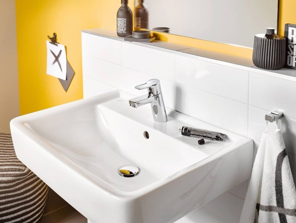 Смеситель Kludi Pure&Easy 372750565 для раковины, для безнапорных водонагревателей фото 2
