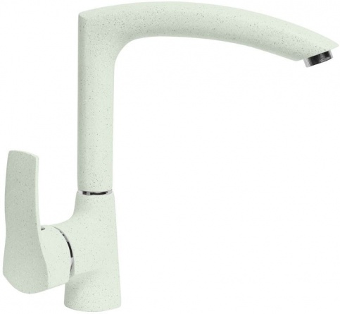 Смеситель AquaGranitEx C-7040 для кухонной мойки, салатовый фото 1