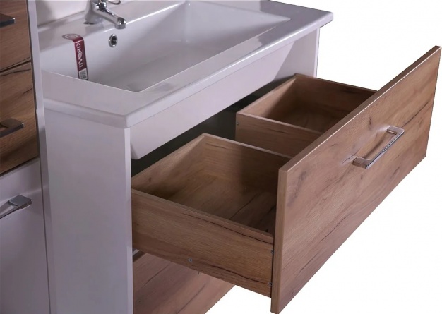 Тумба для комплекта ASB-Mebel Лира 85 дуб золотой фото 3