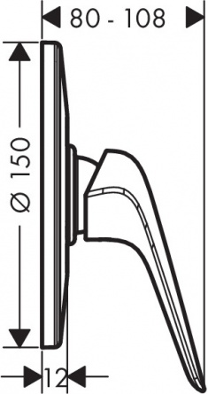 Смеситель Hansgrohe Novus 71067000 для душа фото 2