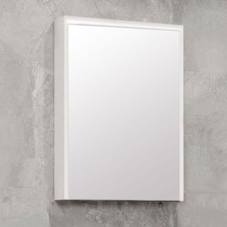 Зеркало-шкаф Акватон Стоун 60 белый глянец, с подсветкой фото 1