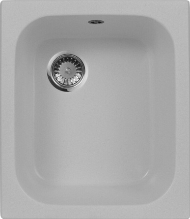 Мойка кухонная AquaGranitEx M-17 серая фото 1