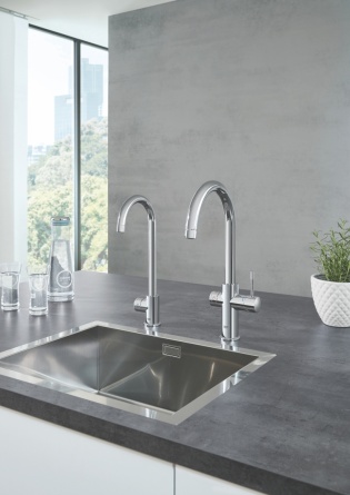 Смеситель Grohe Red II Duo 30083001 для кухонной мойки, с водонагревателем фото 3