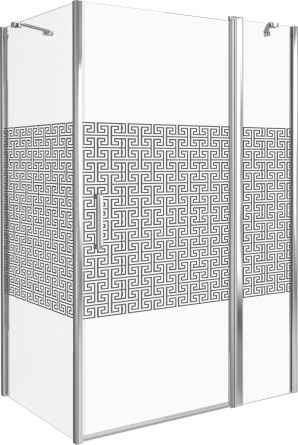 Душевой уголок Good Door Fantasy WTW+SP-F-CH 120x80 фото 2
