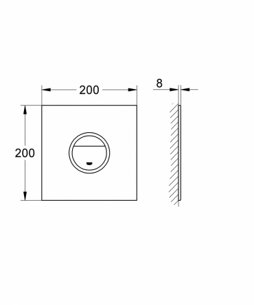 Кнопка смыва Grohe Ondus Digital фото 2
