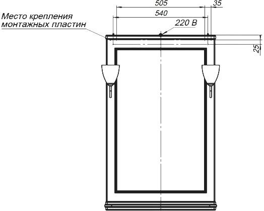 Зеркало Aquanet Валенса 65 белое фото 5