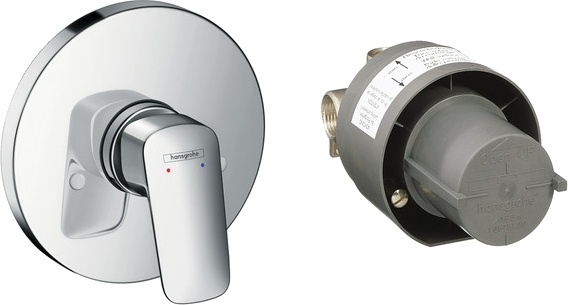 Смеситель Hansgrohe Logis 71666000 С ВНУТРЕННЕЙ ЧАСТЬЮ, для душа фото 2