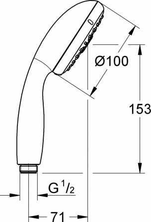 Душевая лейка Grohe Tempesta New 28578002 фото 2