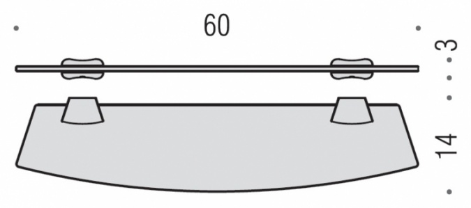 Полка Colombo Design Land B2816.000 фото 2