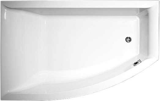 Акриловая ванна Vagnerplast Veronela 160 L ультра белый фото 1