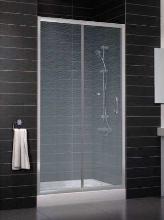 Душевая дверь в нишу Vegas Glass ZP 0105 07 02 стекло шиншилла, 105 фото 1