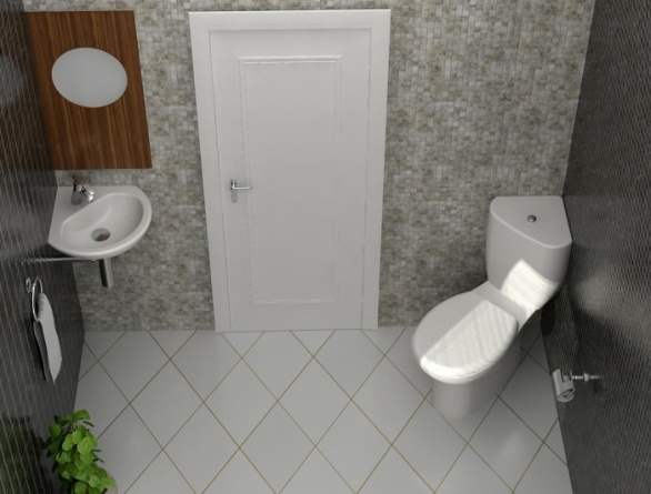 Унитаз-компакт Serel Friendly 6706 угловой с микролифтом фото 4