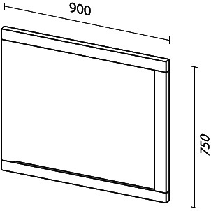 Зеркало Sanvit Кантри 90 фото 4
