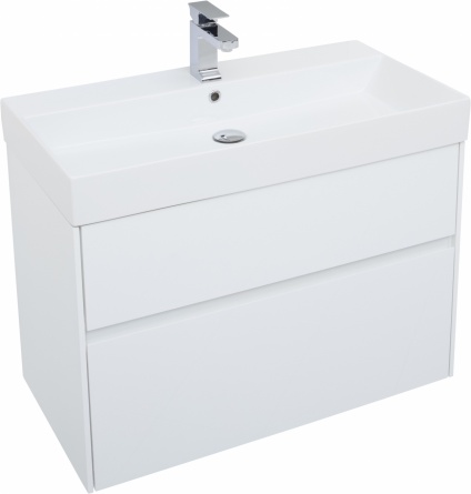 Мебельная раковина Aquanet Sanovit Slim Synergy 85 фото 3