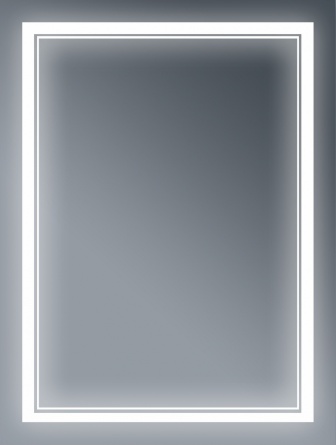 Зеркало Бриклаер Эстель-2 60 с подсветкой, сенсор на корпусе фото 1