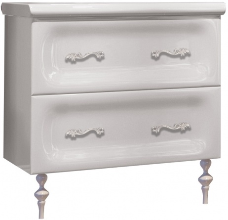 Мебель для ванной Marka One Cheri 80Н white фото 3