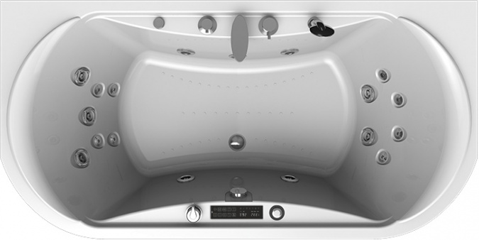 Акриловая ванна Radomir Титан-Лонг Специальный Chrome 200x100 фото 1