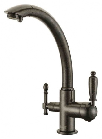 Смеситель Zorg Clean Water ZR 314 YF-33 антрацит для кухонной мойки фото 1